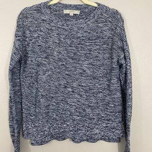 Ann Taylor LOFT Marled crew neck sweater